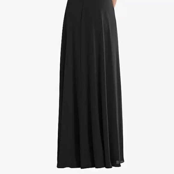 Thread TH065..Off-the-Shoulder Draped Neckline Maxi Dress....Black...Size 12 - Picture 4 of 7